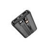 Hoco J118 Ultra Slim Built In Cable Power Bank | 10000mAh