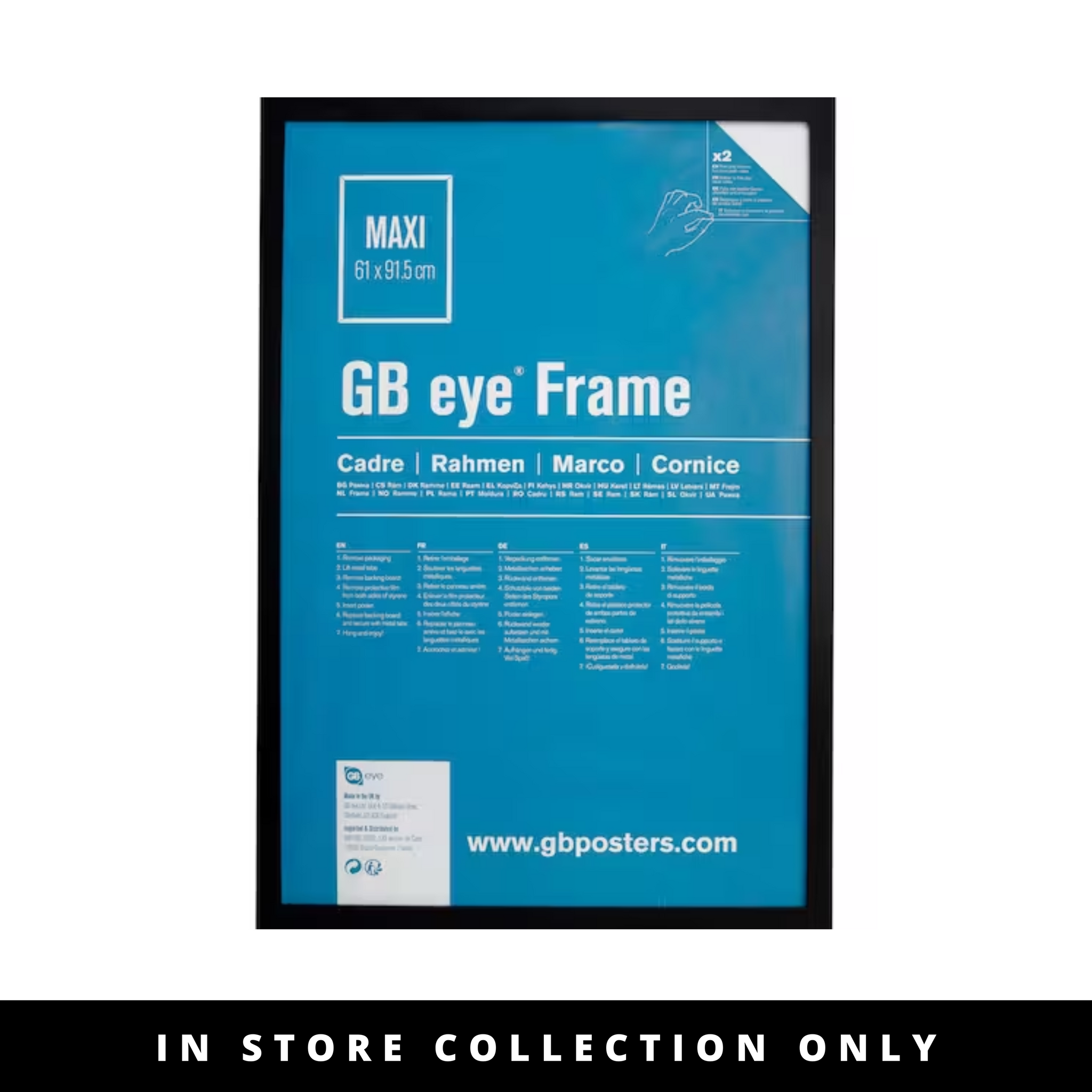Maxi Poster Frame 61 x 91.5cm Techneek.ie