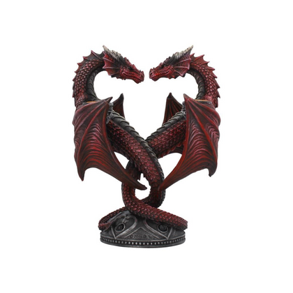 Anne Stokes Candle Holder Dragon Heart Valentine's Edition 23 cm