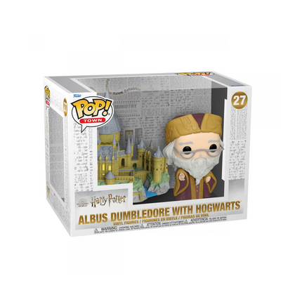 Harry Potter's Dumbledore with Hogwarts Castle Funko POP! Figure