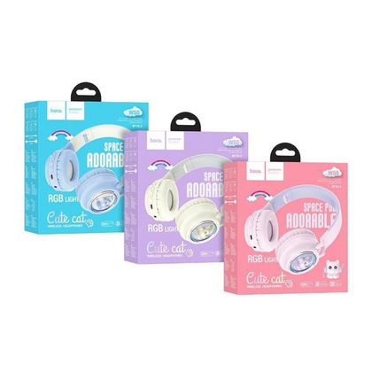 Hoco W50 RGB Light Kids BT Headphones