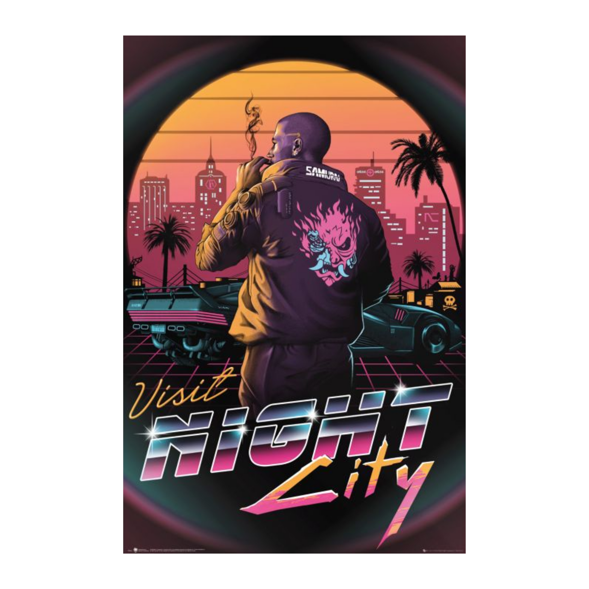 Cyberpunk | Visit Night City | Maxi Poster