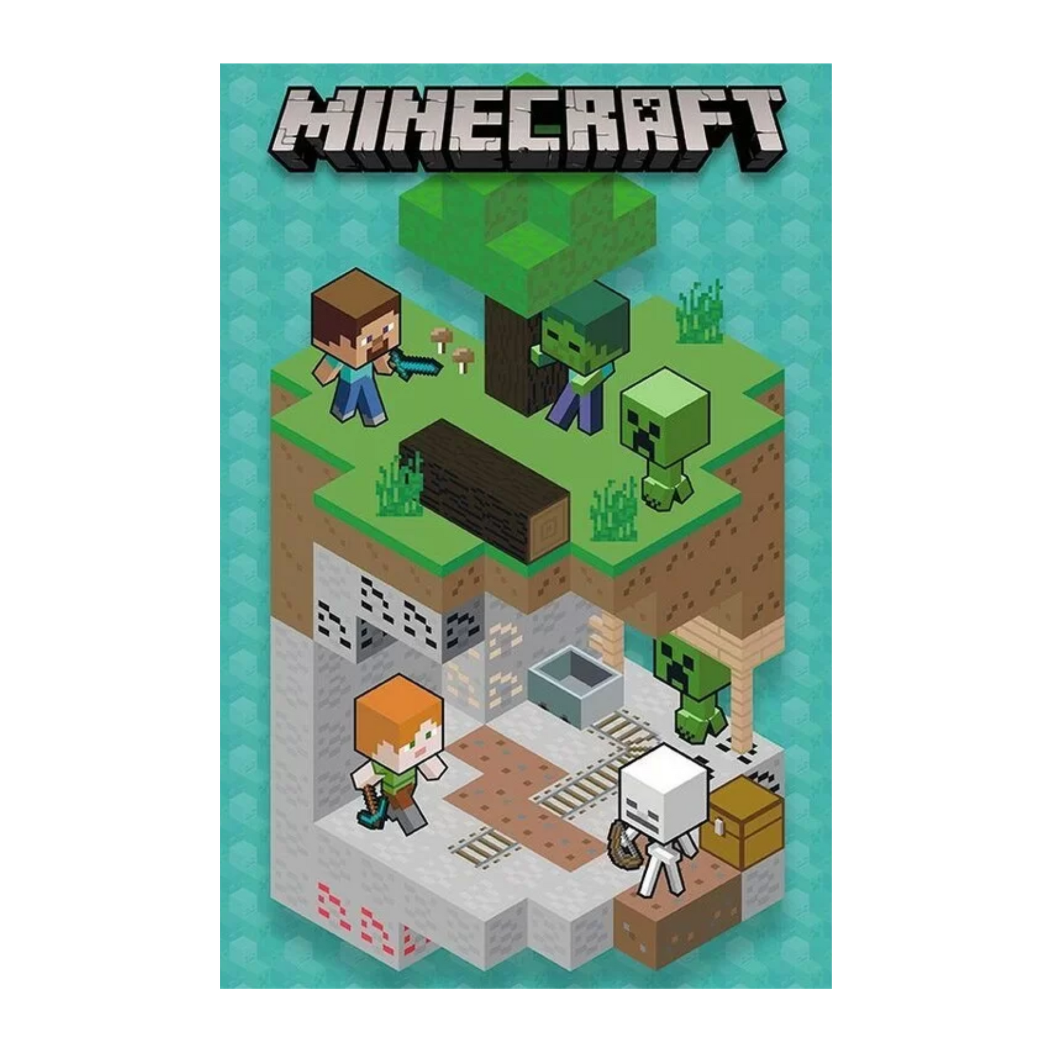 Minecraft | Into the mine | Maxi Poster