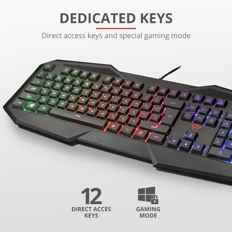 Trust Illuminated Gaming Keyboard | Avonn