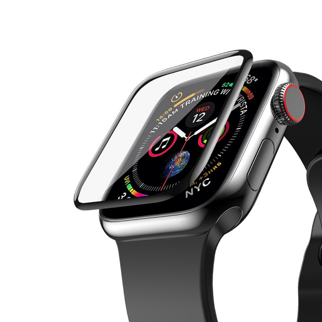 Apple watch 44mm tempered glass screen protector sale